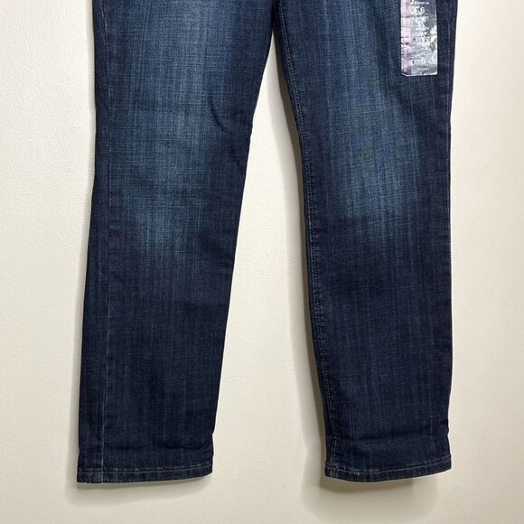 Lee Secretly Shapes Jeans Women 6 Short Straight Leg Mid Rise Bewitched Stretch - Picture 2 of 13